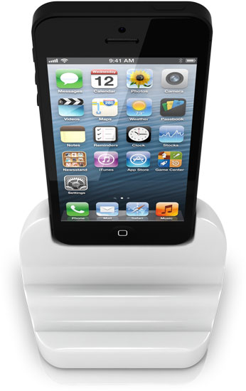 iPhone 5 Dock von Paydroid in weiß